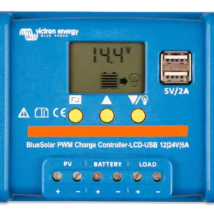 BlueSolar PWM-LCD&USB 12/24V-5A