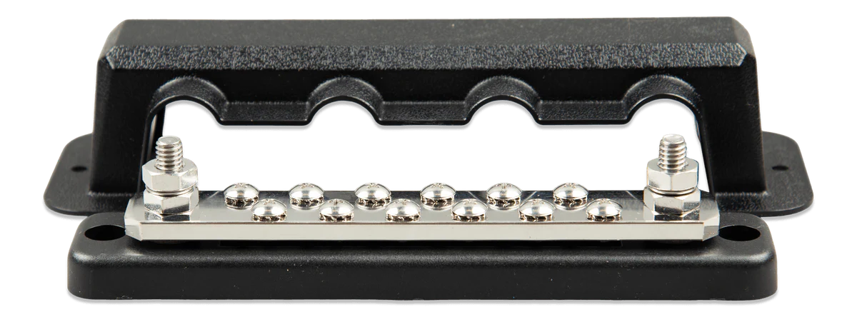 Busbar 250A 2P with 12 screws +cover