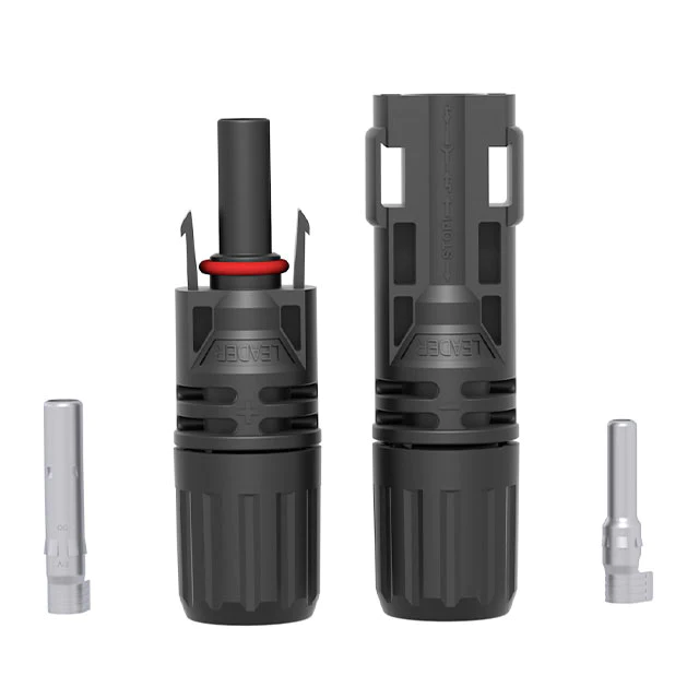 Solar connector pair MC4, 1x Male/1x Female