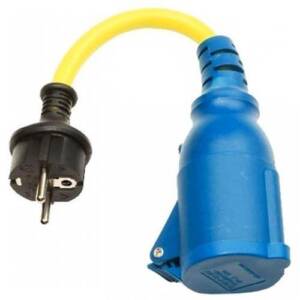 Adapter Cord 16A/250V-CEE plug/Schuko Coupling